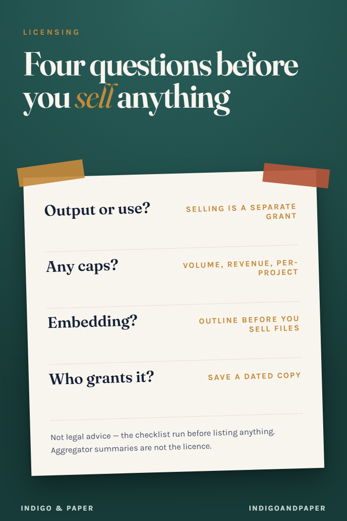 Four Questions to Ask About a Font Licence Before You Sell Anything